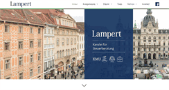 Desktop Screenshot of kanzleilampert.at