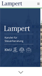 Mobile Screenshot of kanzleilampert.at