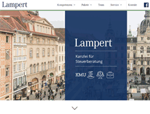 Tablet Screenshot of kanzleilampert.at